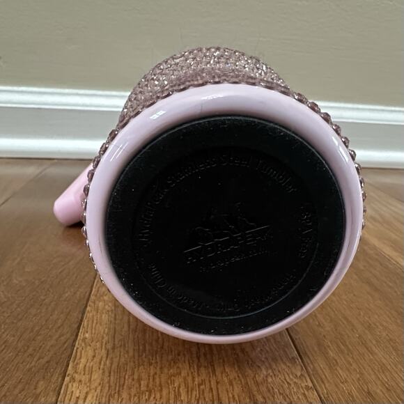 Hydrapeak Voyager 40 oz Limited Edition PINK RHINESTONE BLING Hot Cold Tumbler - Picture 3 of 5